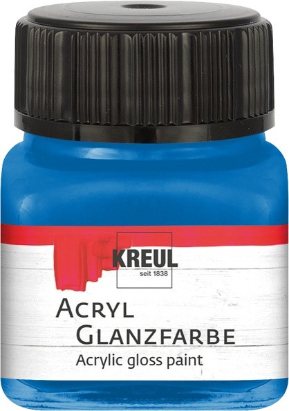 Kreul Acryl Glanzfarbe 20ml blau