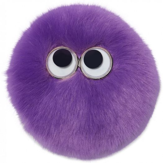 Ergobag Flausch-Klettie lila