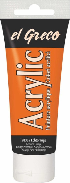 Kreul Acrylic el Greco 75ml Echtorange