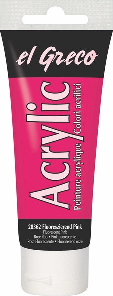 Kreul Acrylic el Greco 75ml Fluoreszierend Pink
