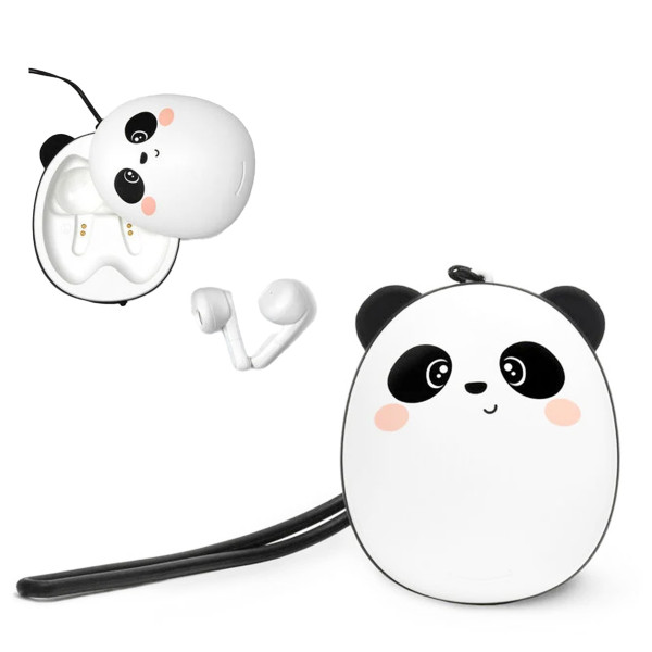 Legami Kabelloser Kopfhörer Be Free mit Panda-Motiv