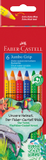 Faber-Castell Jumbo GRIP 6er Kartonetui