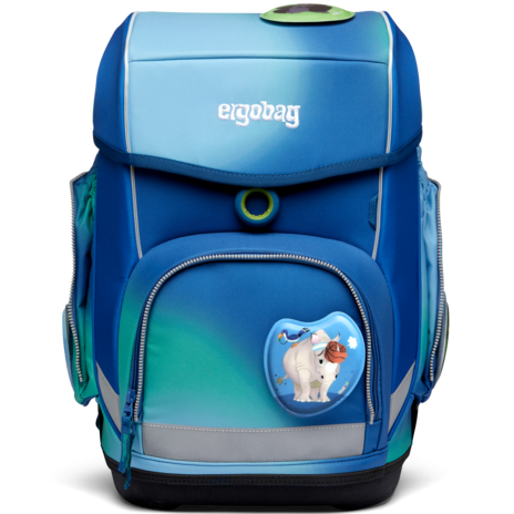 Ergobag Schulranzen-Set Cubo Colour-Splash-Edition DschungelfieBär