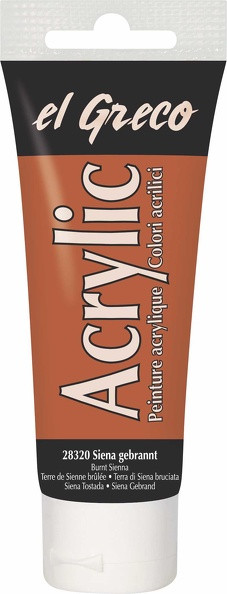 Kreul Acrylic el Greco 75ml Siena gebrannt