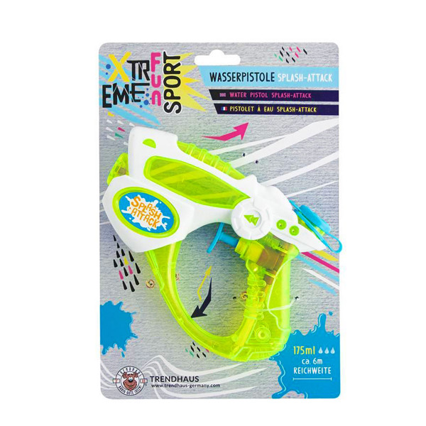 Wasserpistole 175ml, XTreme Wasserpistole Splash-Attack, Trendhaus