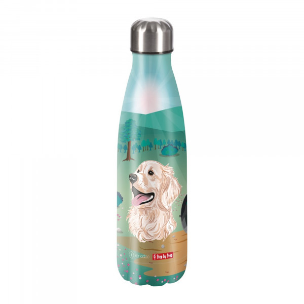 Step by Step Edelstahl-Trinkflasche Dog Basty