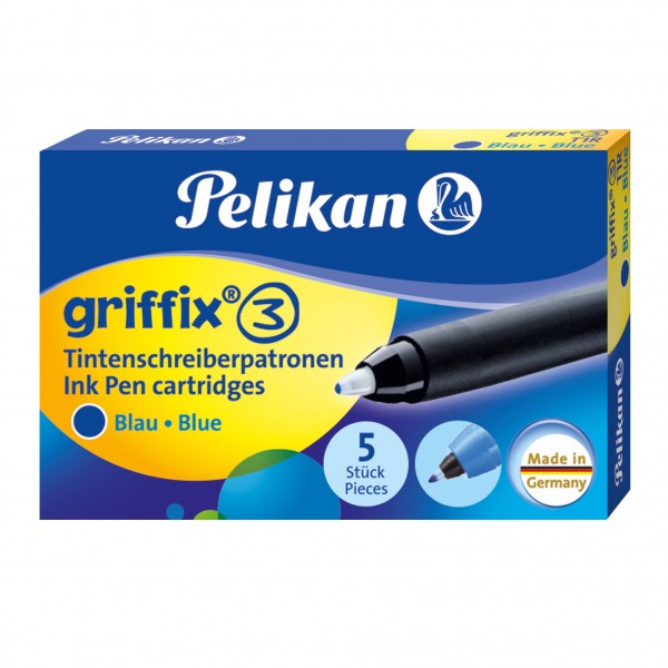Pelikan Giffix Tintenschreiberpatronen T1R blau