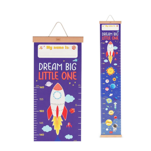 Legami Messlatte Space, Kinder-Messlatte - Dream Big Little One - Space