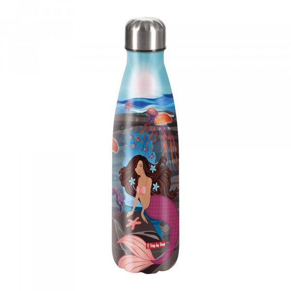 Step by Step Edelstahl-Trinkflasche Mermaid Delia