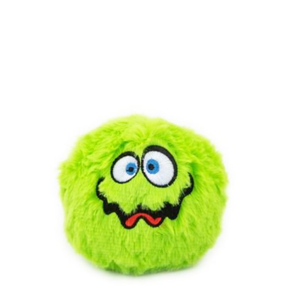 Wuschel Monster Ball, Little Monster, grün, Ø11cm, Trendhaus