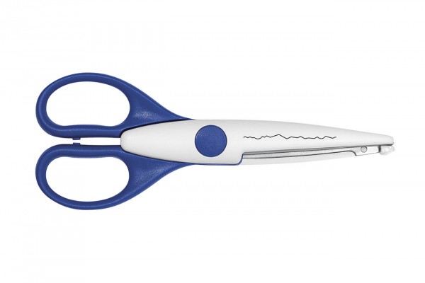 Kreativschere Bütten 16,0cm, blau WEDO®
