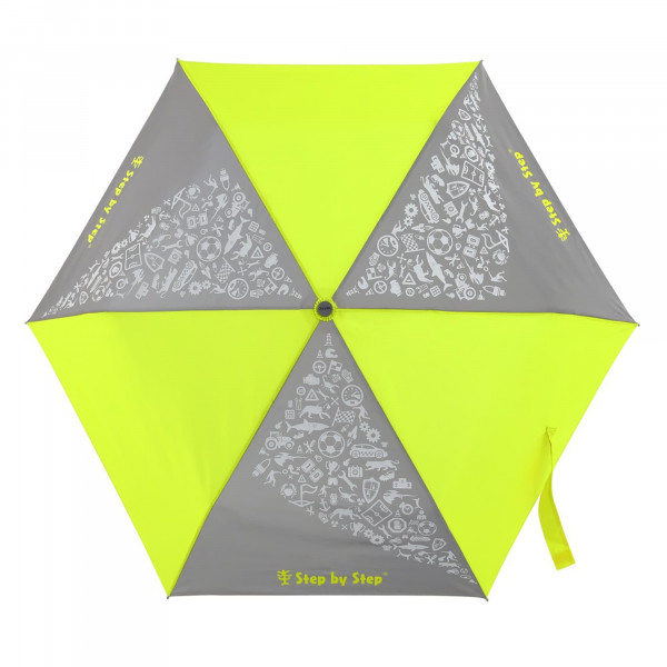 Step by Step Regenschirm Neon Yellow