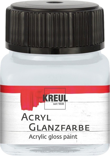 Kreul Acryl Glanzfarbe 20ml hellgrau