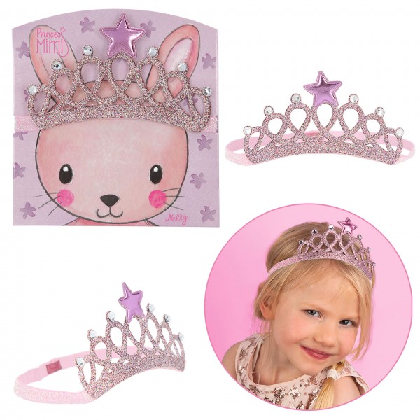 Princess Mimi Diadem Haarband multiglitzer pink, Depesche