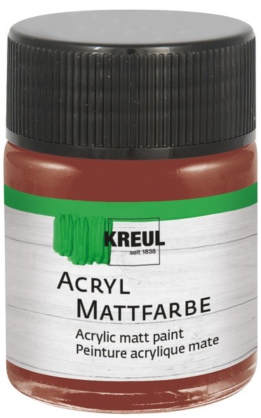 Kreul Acryl Mattfarbe 50ml Rehbraun