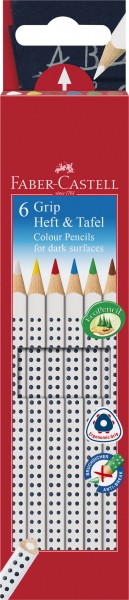 Faber-Castell GRIP Heft &amp; Tafel 6er Etui