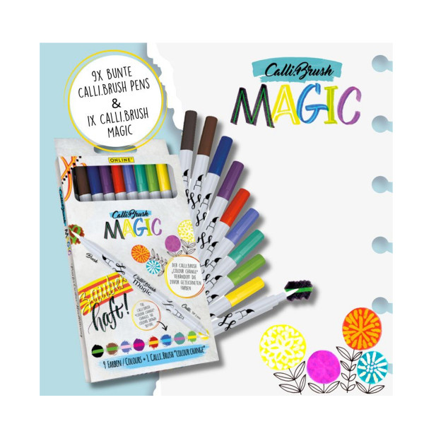 Calli.Brush Magic - Brush Pen Set mit Farbwechsel