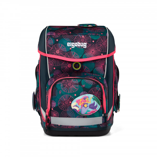 Ergobag Schulranzen-Set CUBO KorallBär