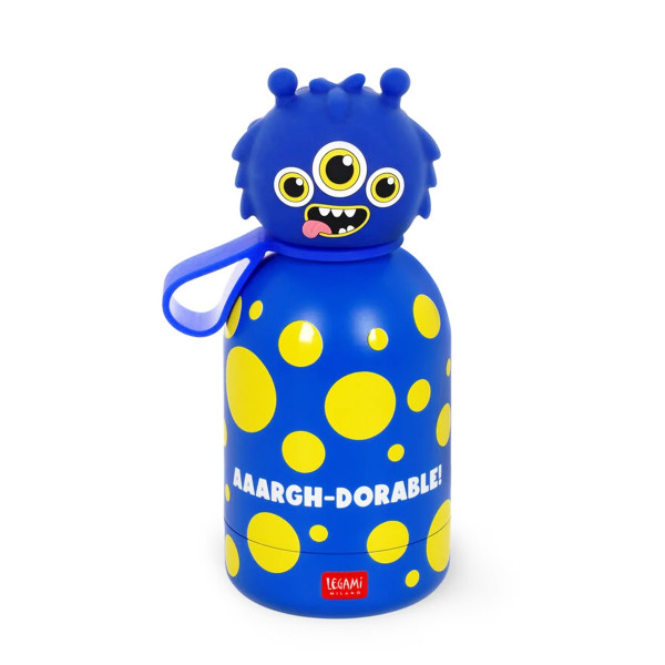 Legami Thermosflasche Monster für Kinder, Hot &amp; Cold BFF, Trinkflasche Monster