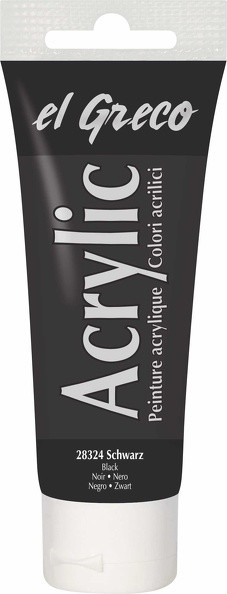 Kreul Acrylic el Greco 75ml Schwarz